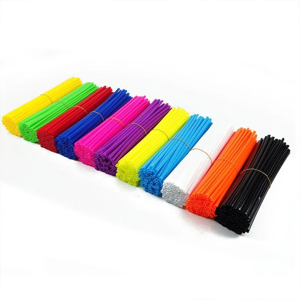 36pcs Motocross Wire Wheels Universal Color Spoke Sleeve Spoke Wire Sleeve Color Plastic Cover Motocross