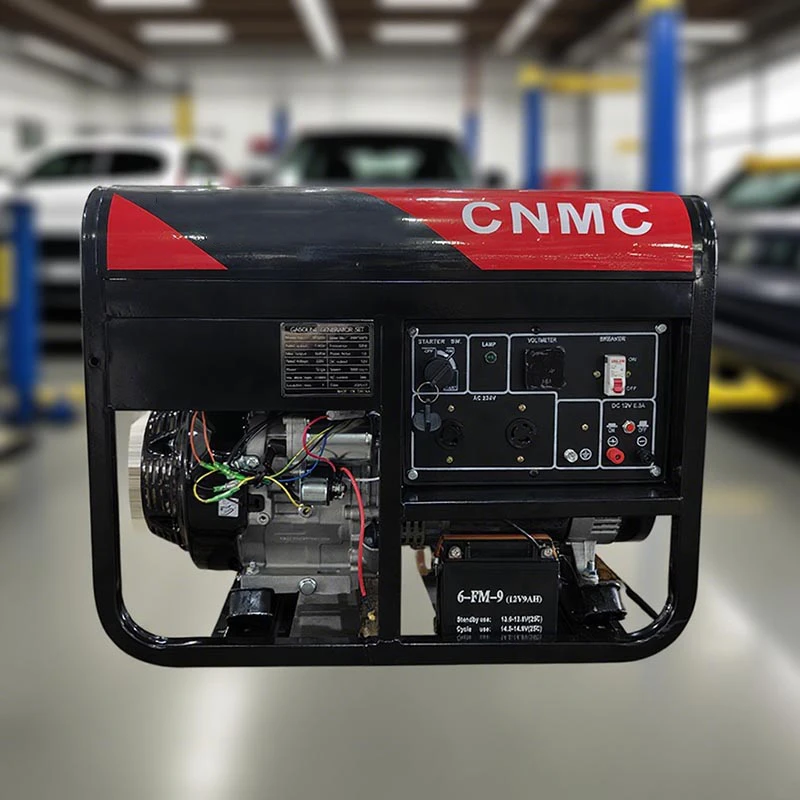 CNMC 1KW 2KW 3KW 5KW 7KW 9KW Portable Generator Ready To Use Petrol Genset Emergency Power Supply Household Use CE Certified