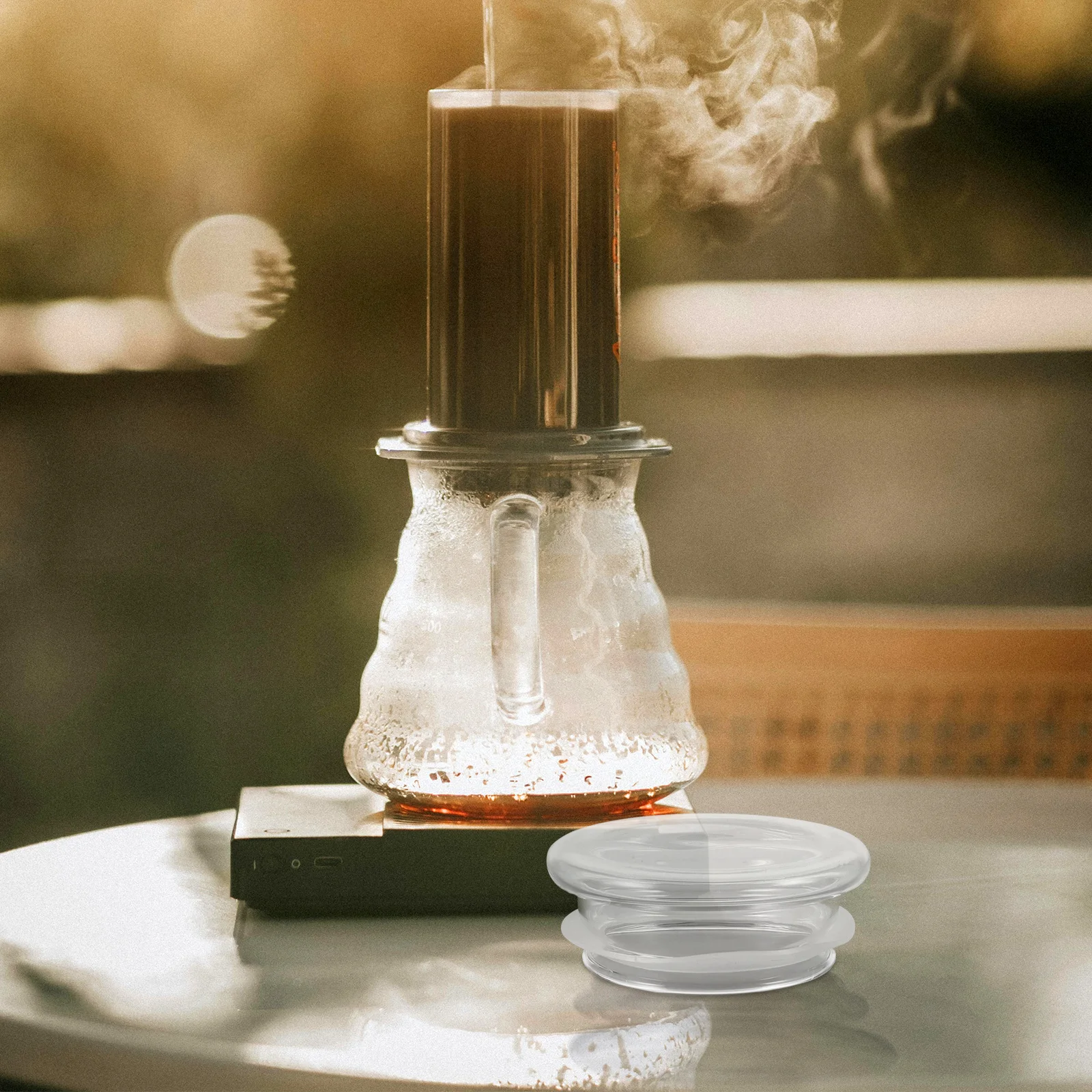 

2pcs Glass Lids For Pitchers Multi-Functional Silicone Seal Replacement Lid Jug Cover Water Bottle Cap Teapot Glass Lid Kitchen