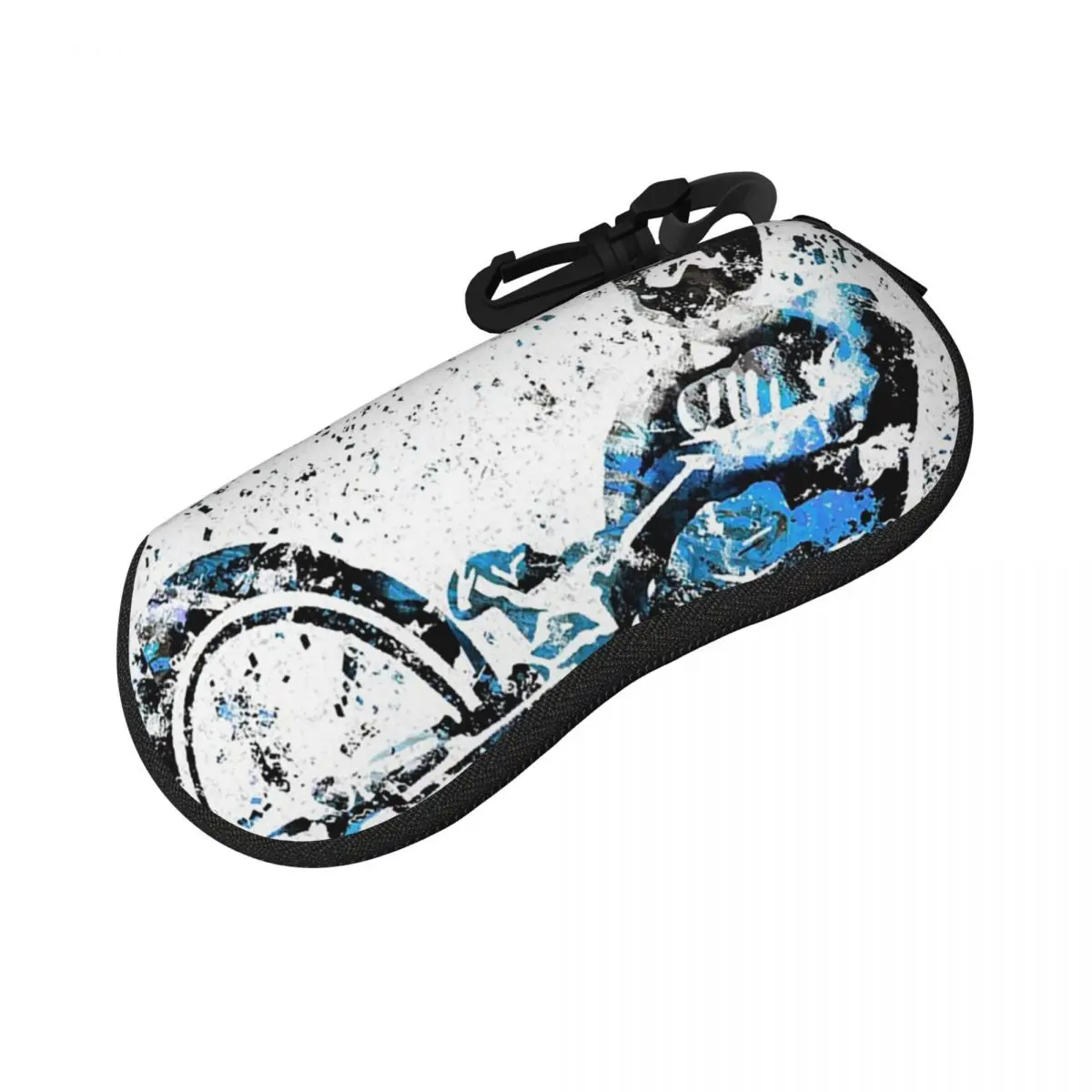 BMX ライダー BMX バイクシェルメガネケースポータブルサングラスボックス女性男性ソフト眼鏡バッグポーチ