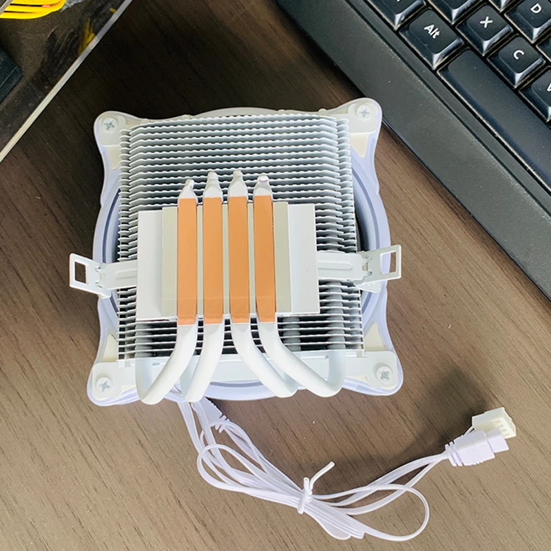 4 Pipa Panas CPU Pendingin Berpendingin Udara ARGB Prosesor PC Kipas Thermalright untuk Intel LGA 1366 115X 1700 2011 AM5 AM4 AM3 Ventilador