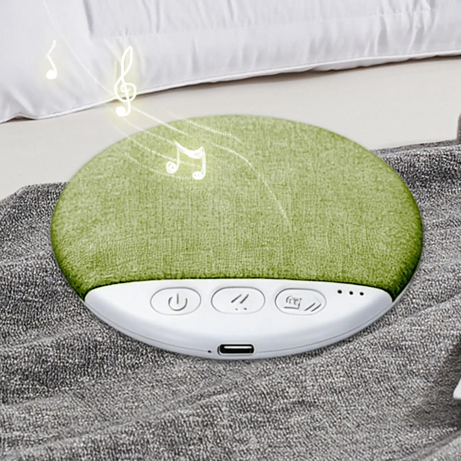 Bedroom Pillow Speaker Sound BT Under Pillow Speaker Stereo Bass White Noise With Timer For Sleeping Gifts