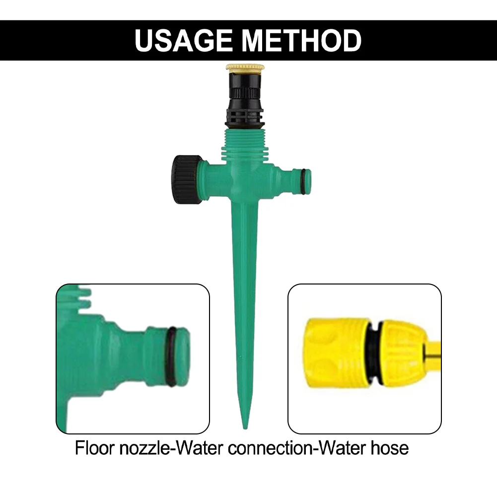 

Irrigation System Auto Sprinkler Garden Lawn ABS Accessories Adjustable Dark Green Fittings Parts Watering Tool