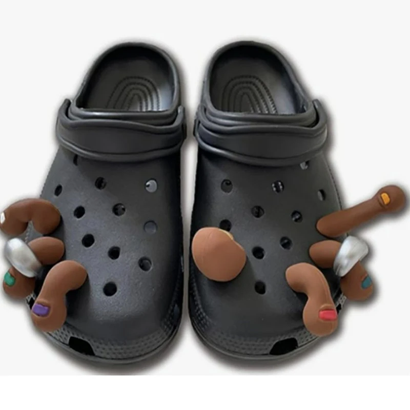 Palce dla Crocs akcesoria do dekoracji butów 3d Toe Charms dla Crocs zabawna symulacja stóp kciuk zawieszki do butów dekoracja