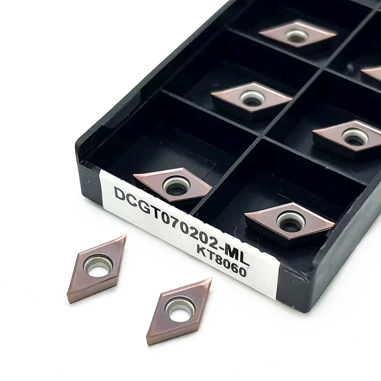 DCGT070202 DCGT070204 DCGT070201 KT8060 100% original Aluminum Turning Inserts CNC Lathe Cutter Aluminum Processing Tool DCGT