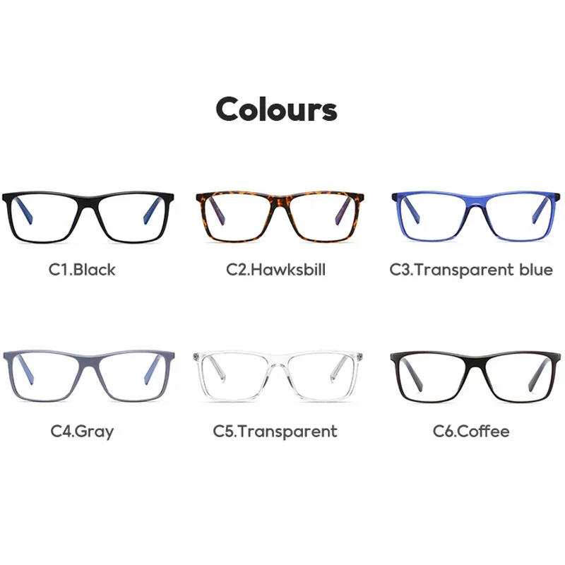 

Очки KIZN в квадратной оправе TR90 для женщин и мужчин, винтажные, с защитой от синего света, на заказ, для коррекции близорукости, модные, от -0.50 до -10