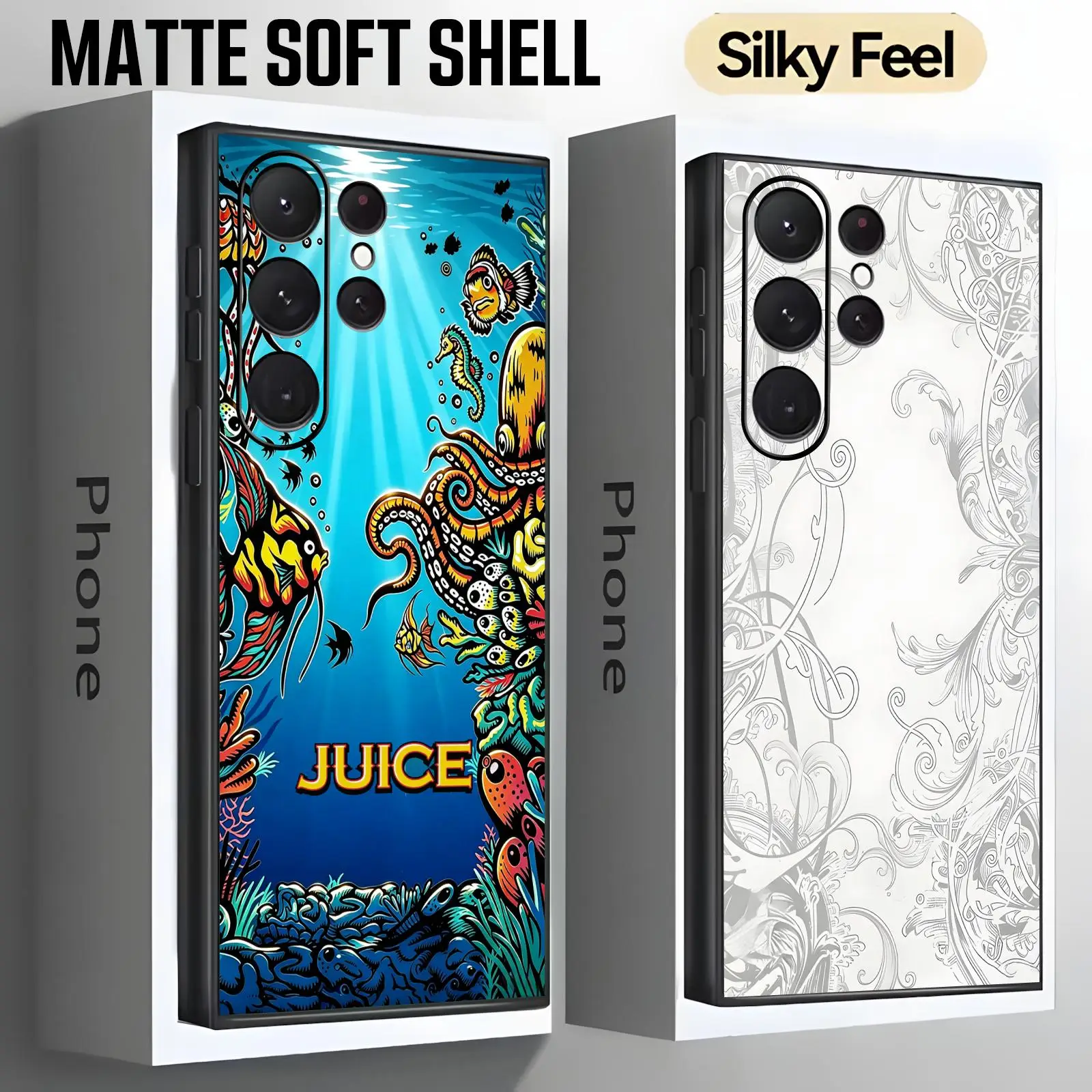 Funda Protectora Negra Suave a Prueba de Golpes M-MonsterES con Diseño de Bebida Energética para Samsung S26 S25 S24 S23 S22 S21 S20 Ultra Note20