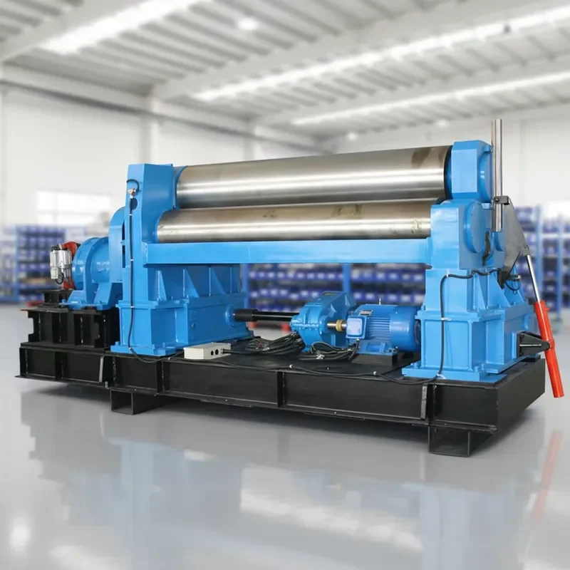 CE Certification Factory Direct Sales of Electric Roller-Bending Machines for Carbon Steel & Aluminum-Custom Automatic