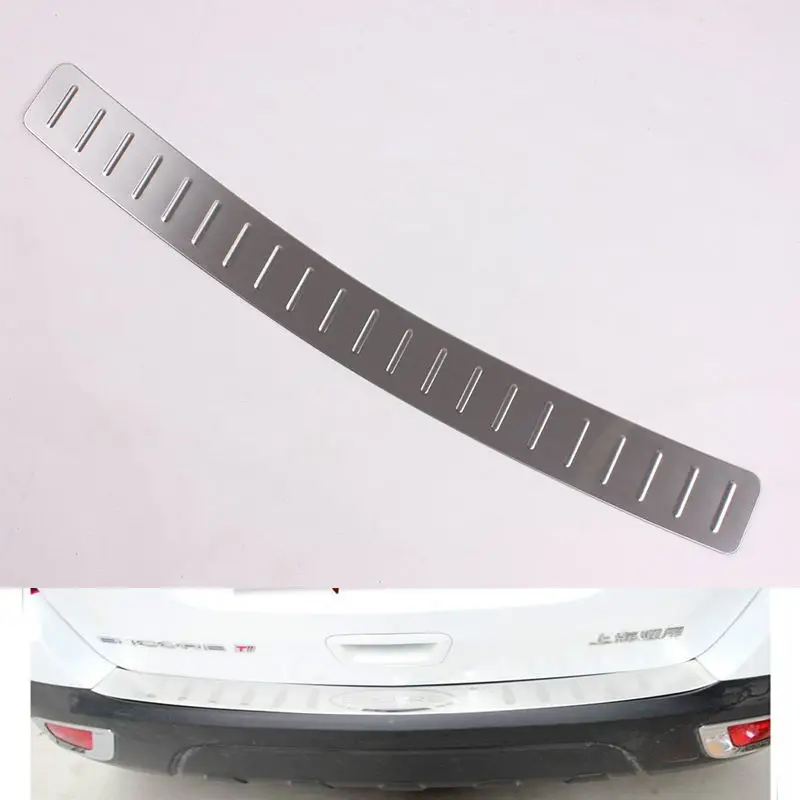 Car Styling Stickers For Buick Encore Stainless Steel Rear Trunk Bumper Protector Rear Scuff Plate Rear Door Sill car assecories