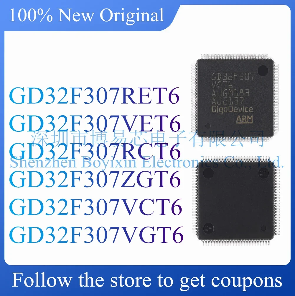 NEW GD32F307RET6 GD32F307VET6 GD32F307RCT6 GD32F307VCT6 GD32F307VGT6 GD32F307ZGT6 Original Product