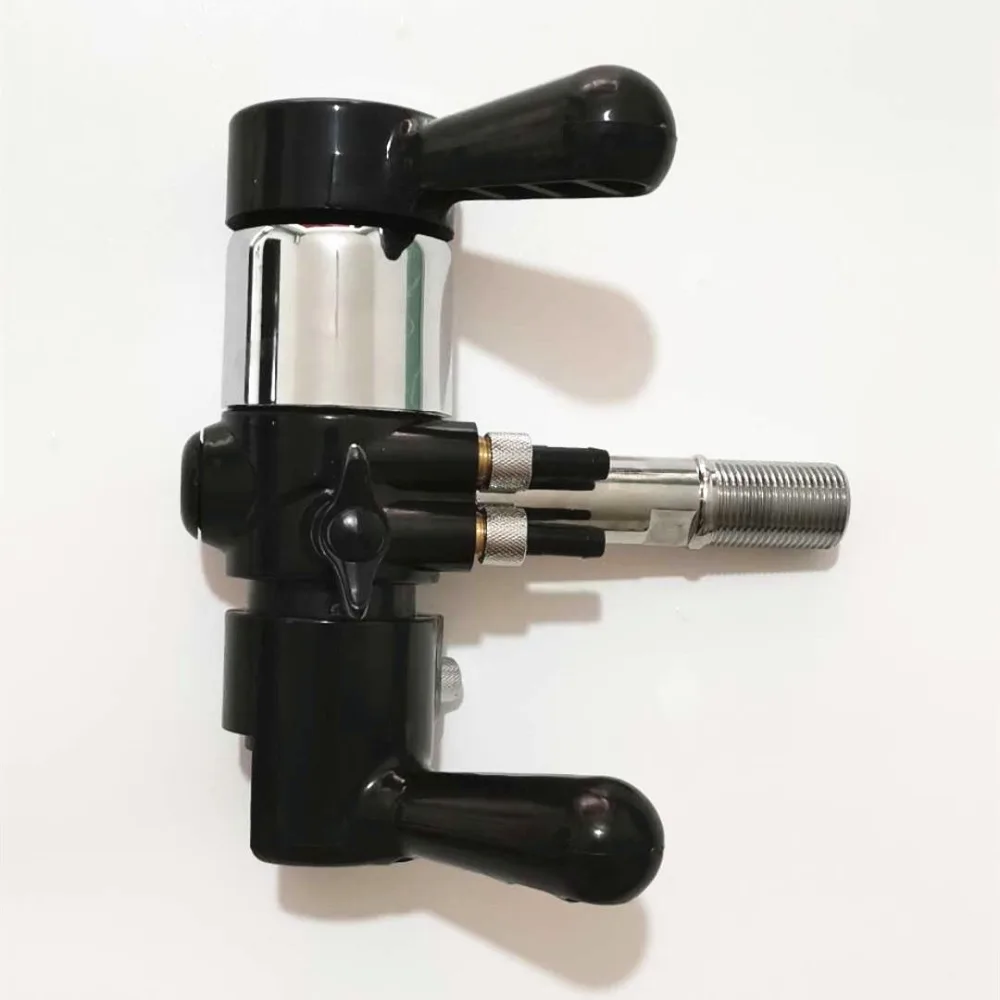 Backpressure bottle filling faucet home brewing beer defoamer valve