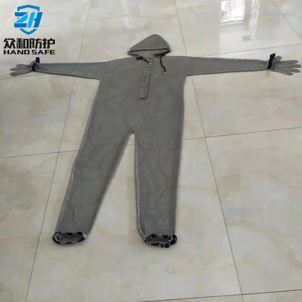 OEM حجم الفولاذ المقاوم للصدأ سلسلة البريد طعنة وبدلة ملابس مقاومة للقطع