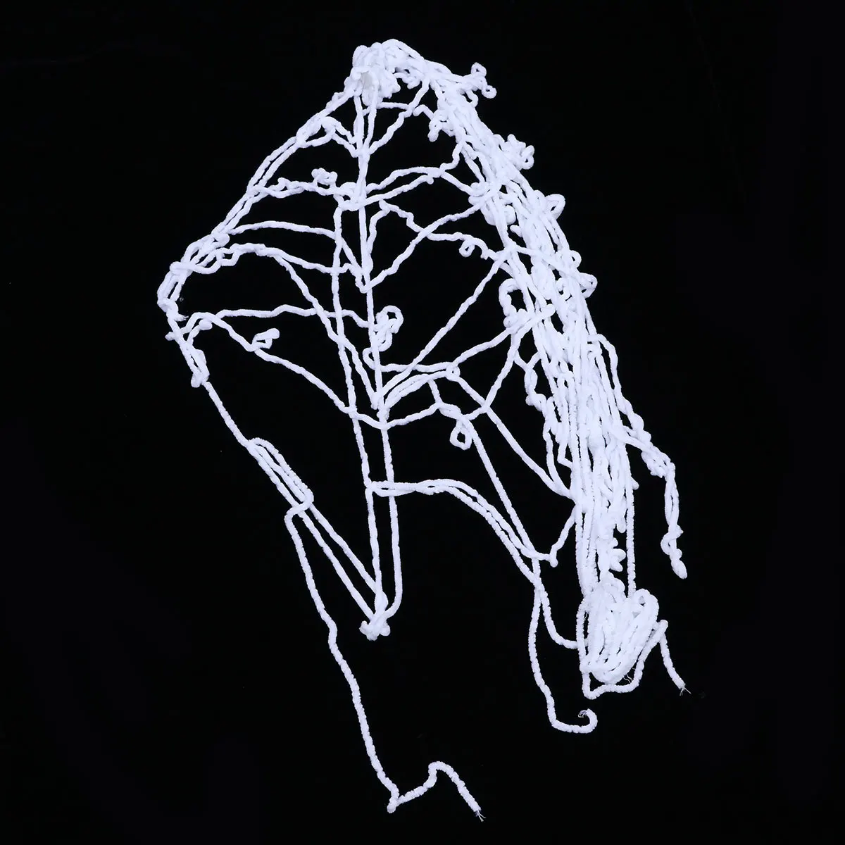 

Reusable Halloween Spider Web Decoration Made of Wool Thread Stretchy Real-Looking Cobweb for Walls Windows Furniture Spider Web