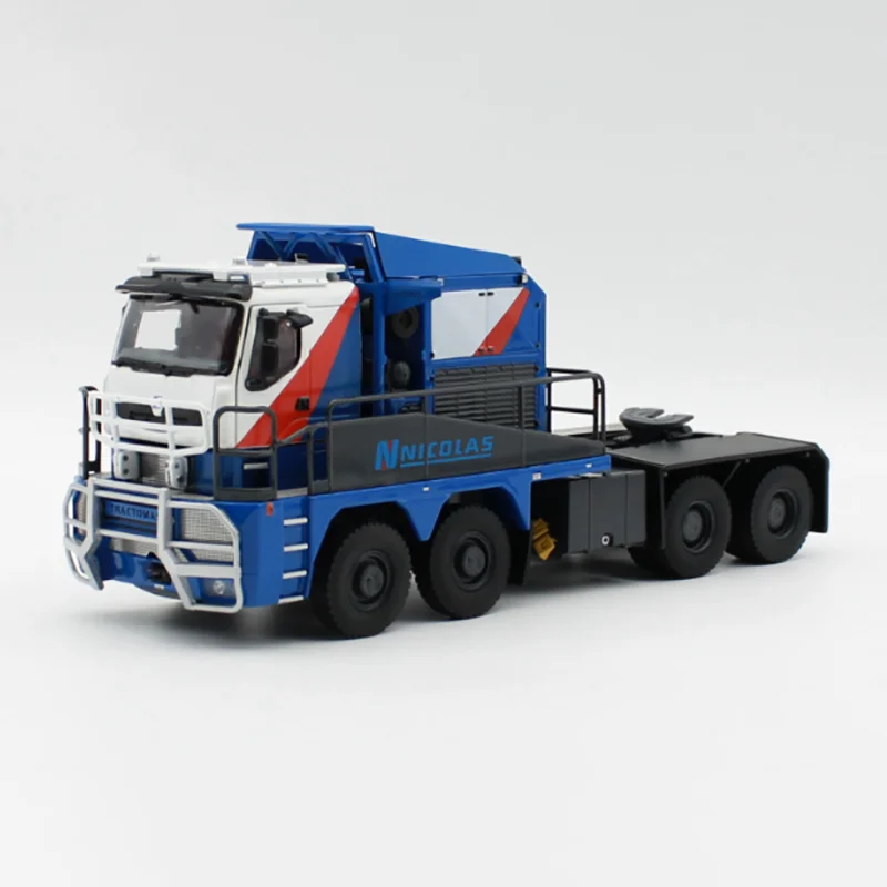 Diecast Alloy 1:50 Scale Nicolas Truck Trailer Train Model Metal Die-Cast & Toy Vehicle for Collection Souvenir Gift Ornaments