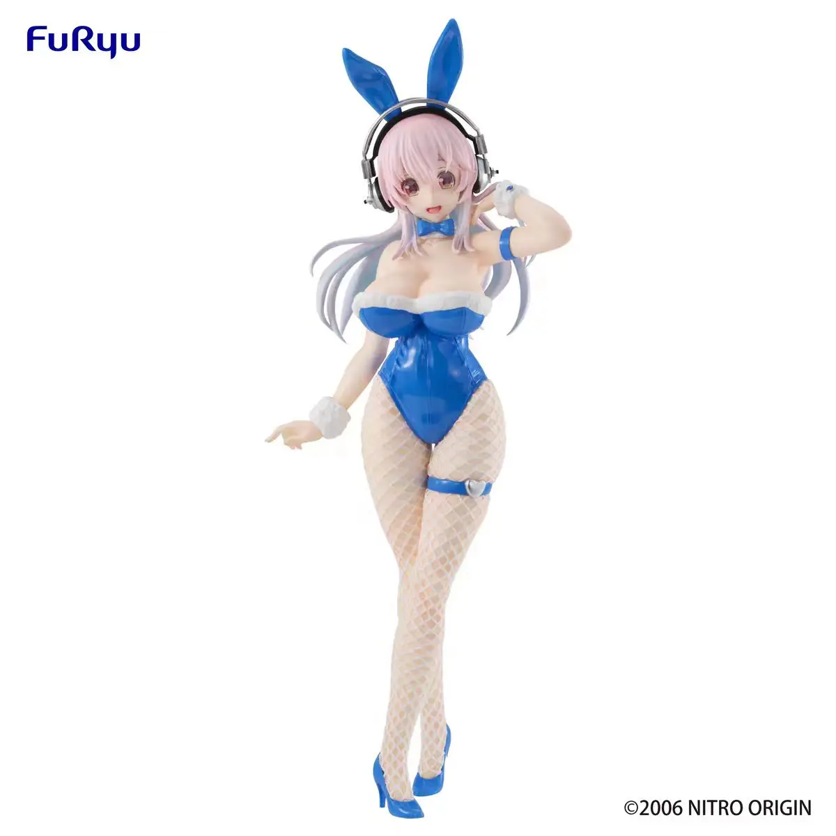 

Оригинальная фигурка нового бренда furyu приз super sonico bicute кролики синий кролик ver