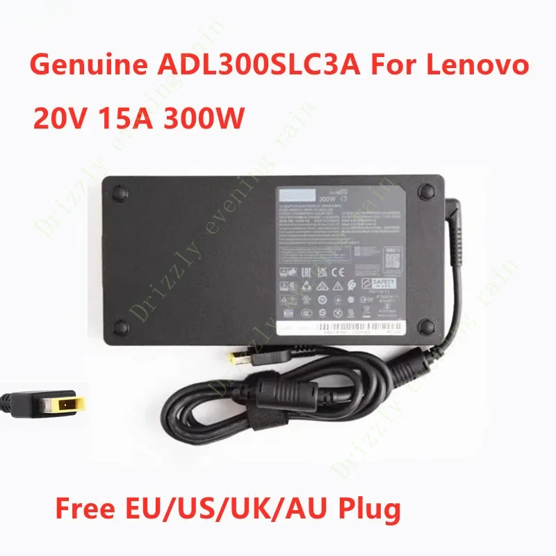 Genuine adl300slc3a 20V 15A 300W adl300scc3a AC adapter for Lenovo ThinkPad r9000p y9000k y9000x laptop power supply charger