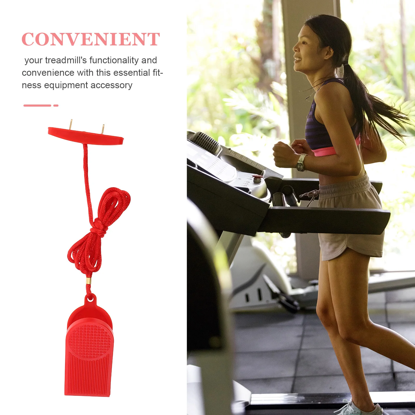 

2Pcs Treadmill Emergency Stop Key Dual Insert Safety Key Replacement for Fitness Equipment Running Machines Treadmill Lock