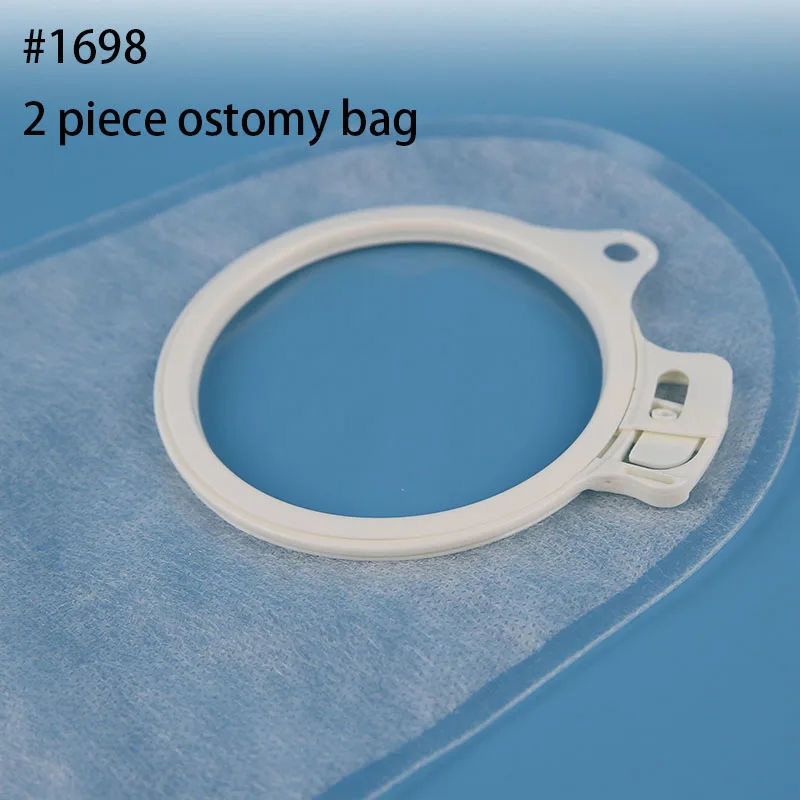 Colostomy Supplies,Medicals Drainable Pouches,Waterproof Ostomy Stoma Bags 2 Piece System, Pack of 10