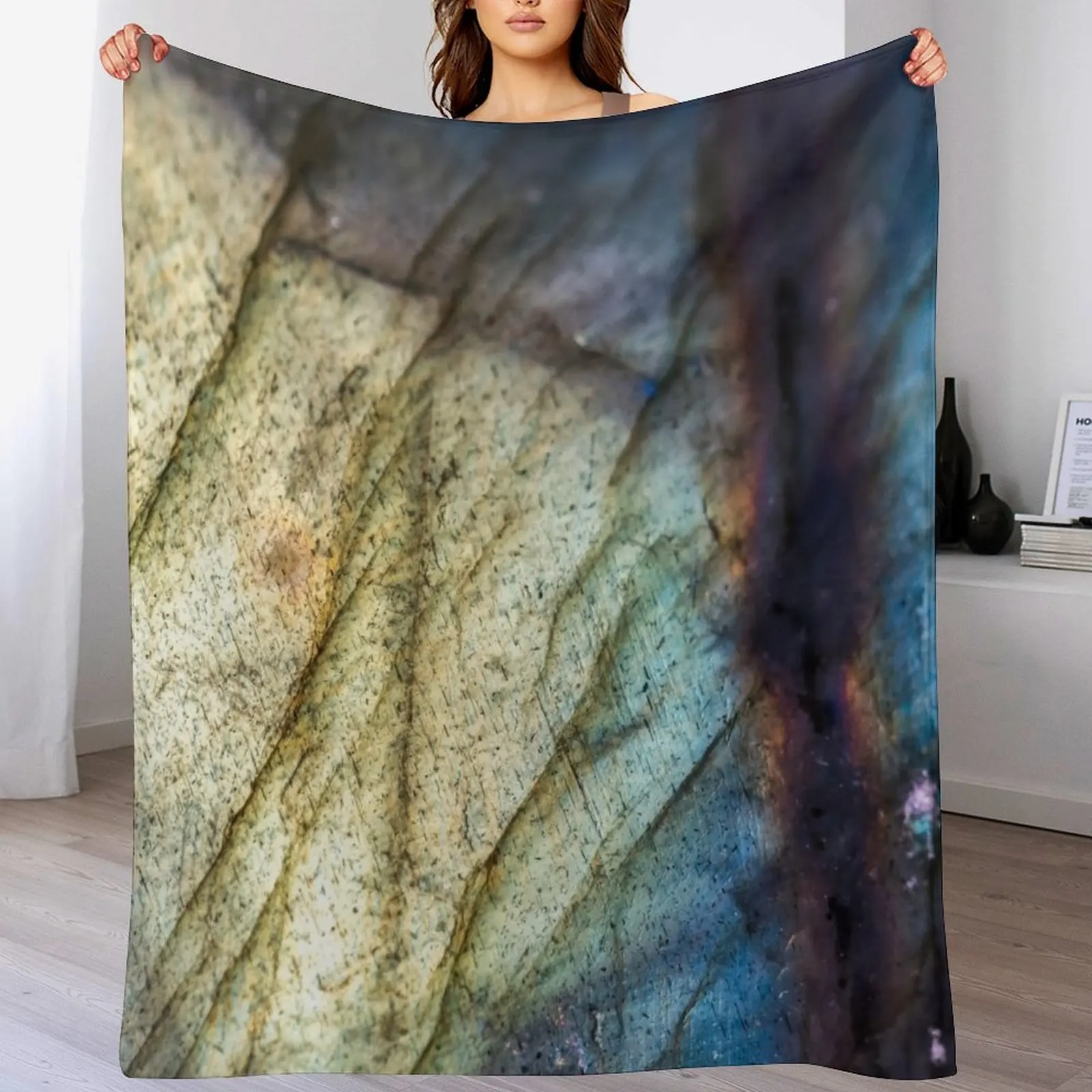 Labradorite Throw Blanket Luxury St Fashion Sofas Blankets