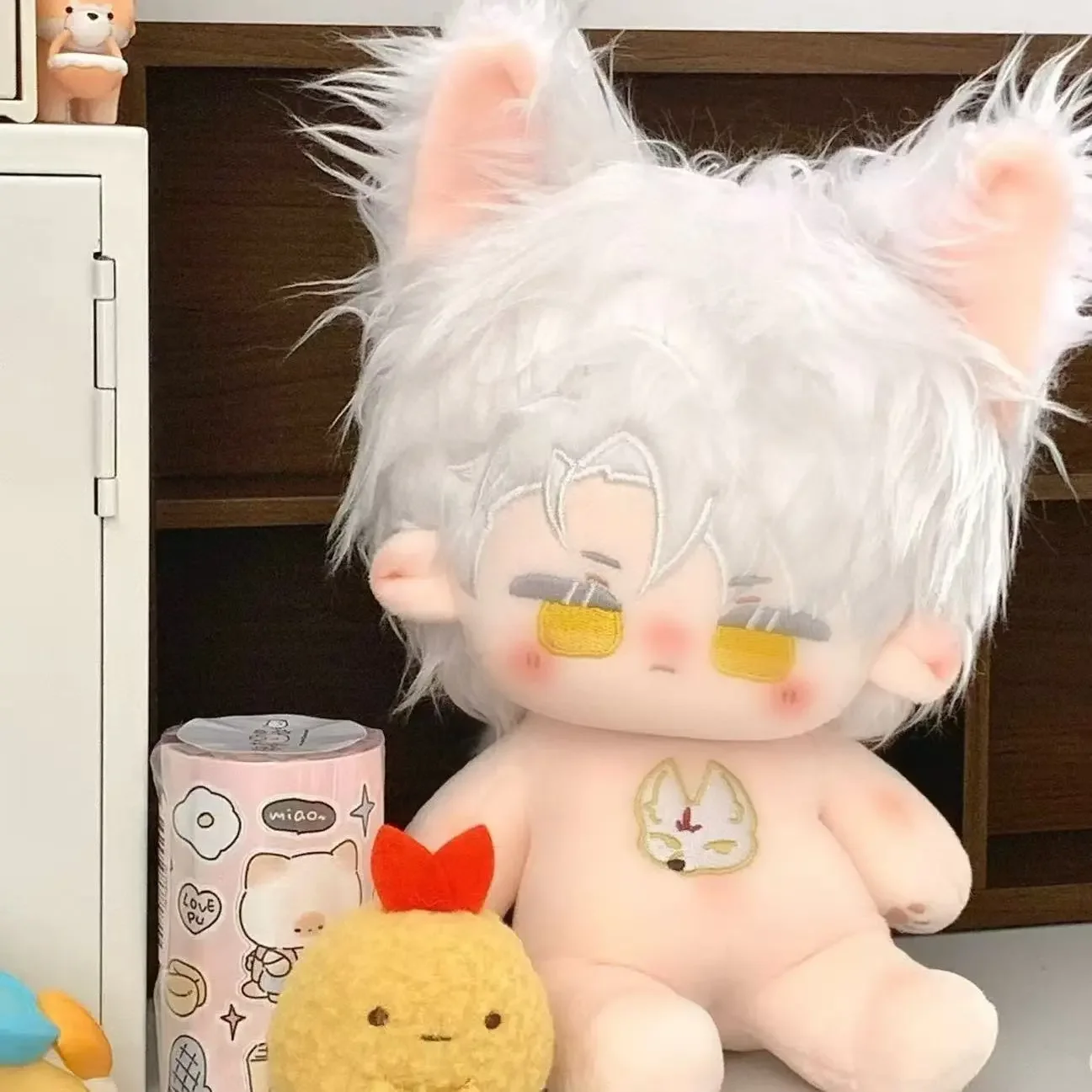 Brinquedos de Pelúcia Light and Night Charlie Evan Osborn Jesse de 20cm com Roupas de Cosplay e Esqueleto, Presentes de Natal para Crianças