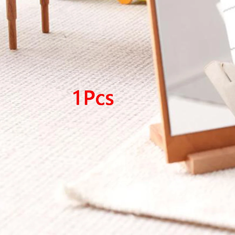 Specchio a figura intera in legno 1:12 – Ornamento per mobili per casa delle bambole per l'arredamento di micro scene