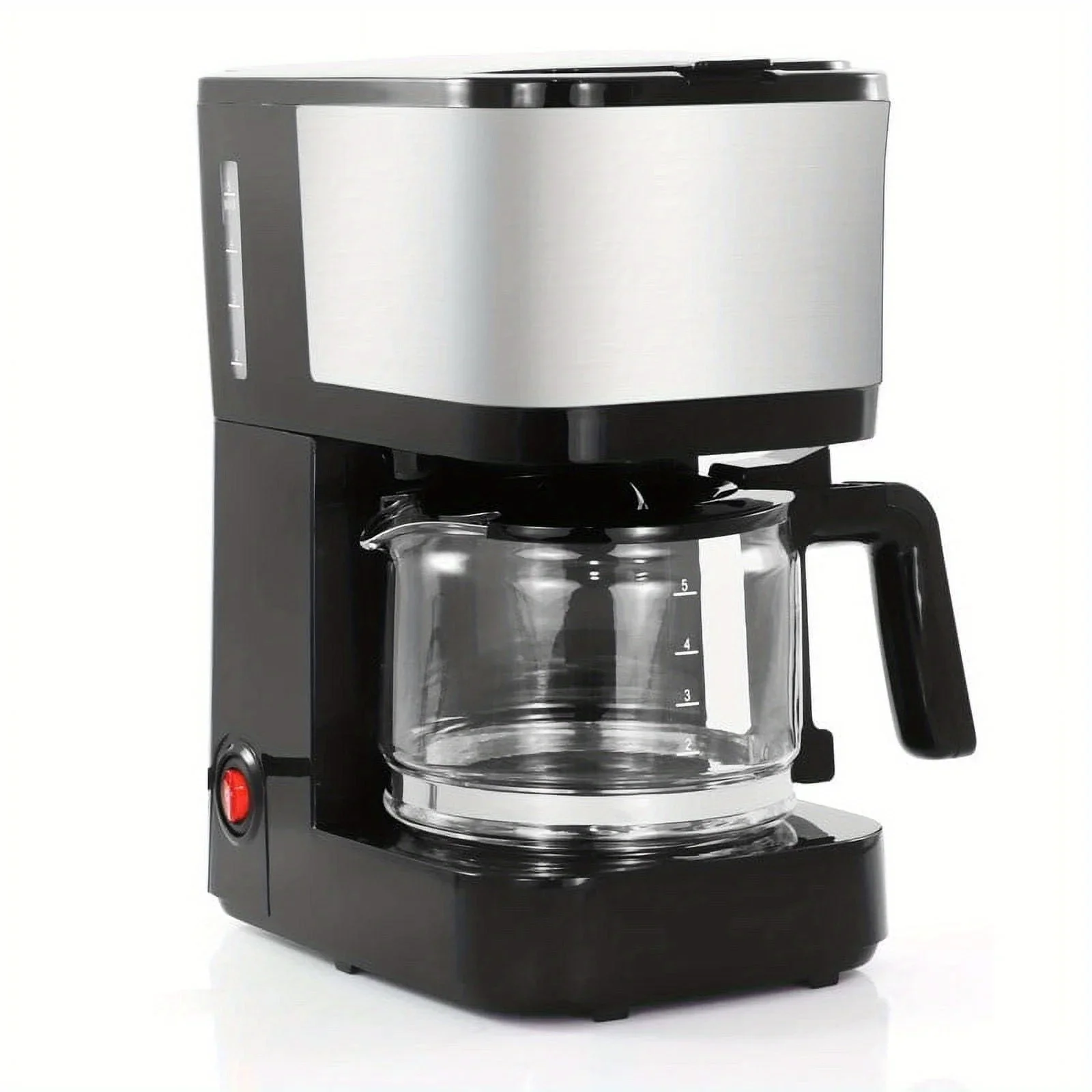 Elite Cuisine Stainless Steel Finish 5-Cup Coffee Maker