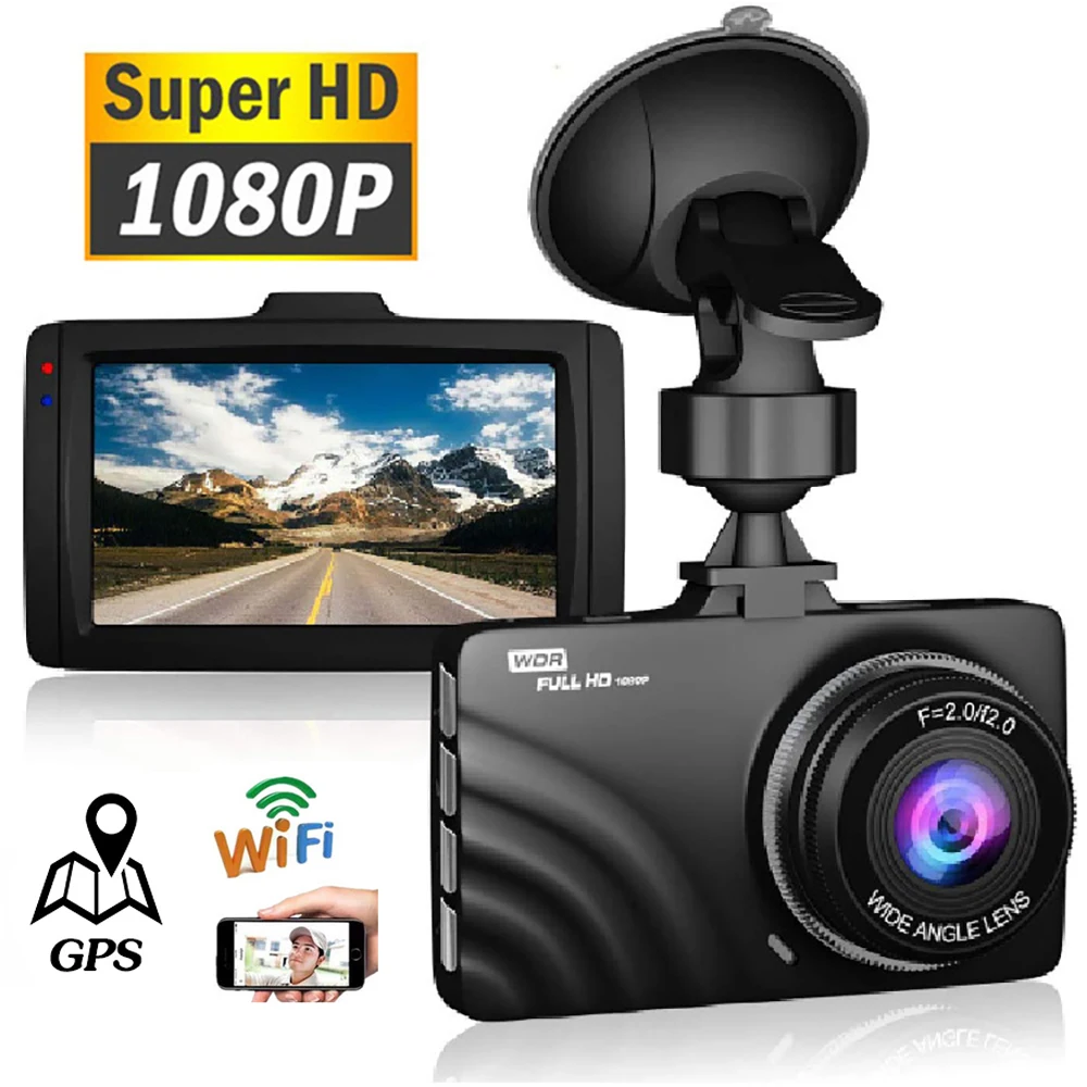 

Автомобильный видеорегистратор WiFi GPS видеорегистратор Full HD 1080P Автомобильная Камера вождения видеорегистратор Автомобильный видеорегистратор черный ящик автомобильные аксессуары заднего вида