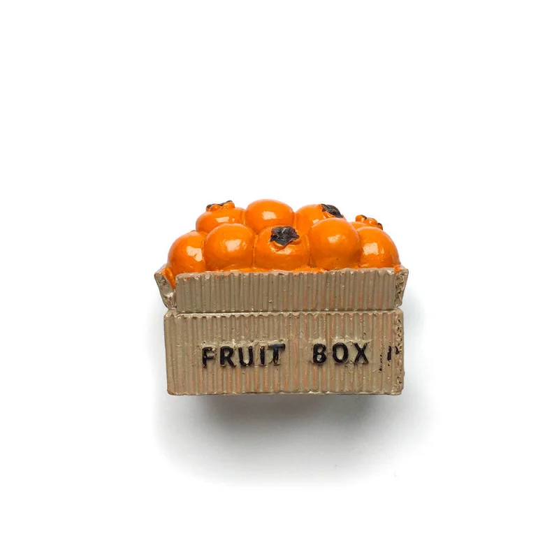 

Simulated Shaanxi Fuping3d3D Boxed Persimmon Cultural Creative Magnetic Fridge Magnet Creative Travel Souvenir Gift