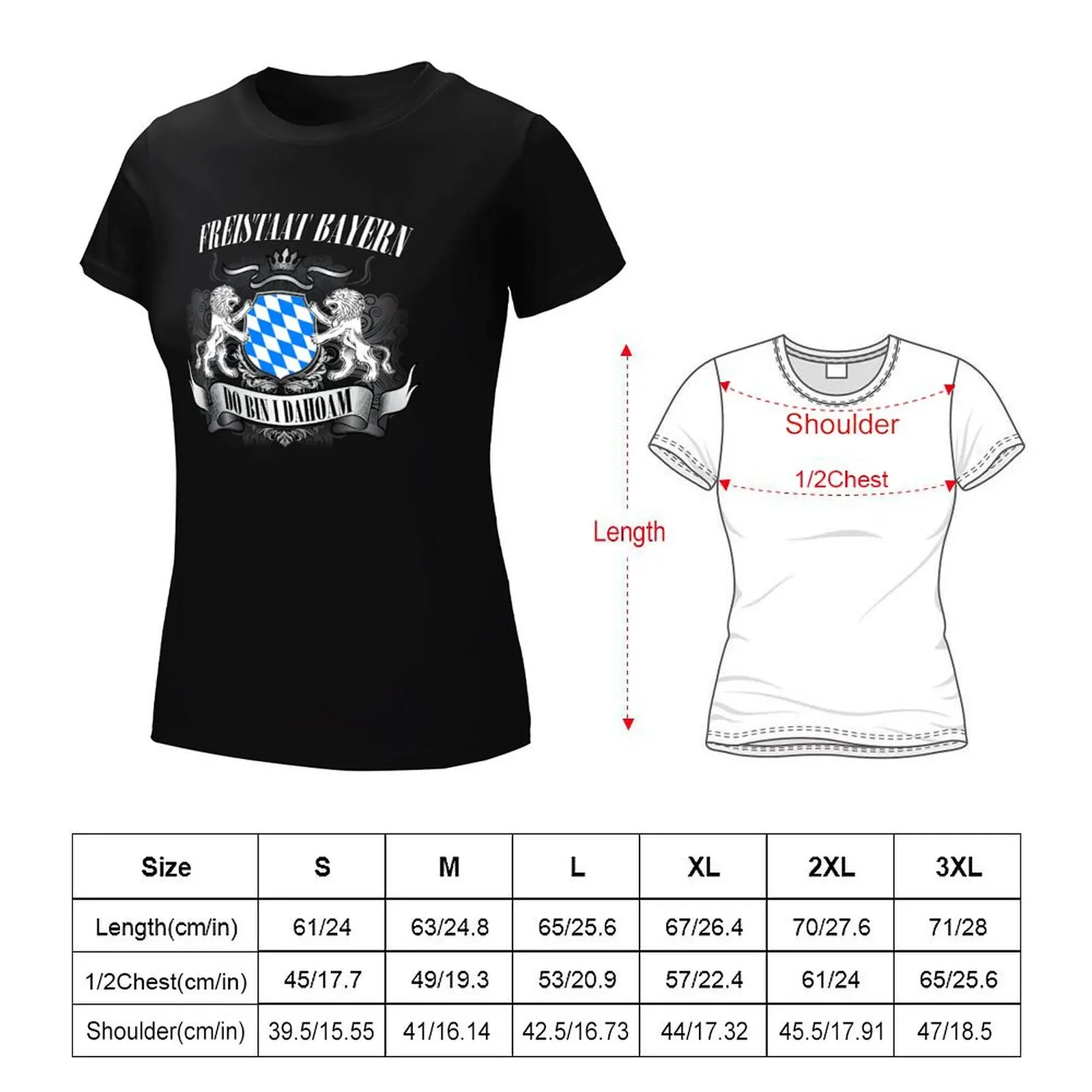FREE STATE OF BAVARIA T-Shirt cute clothes cute tops tops white t-shirts for Women image 6