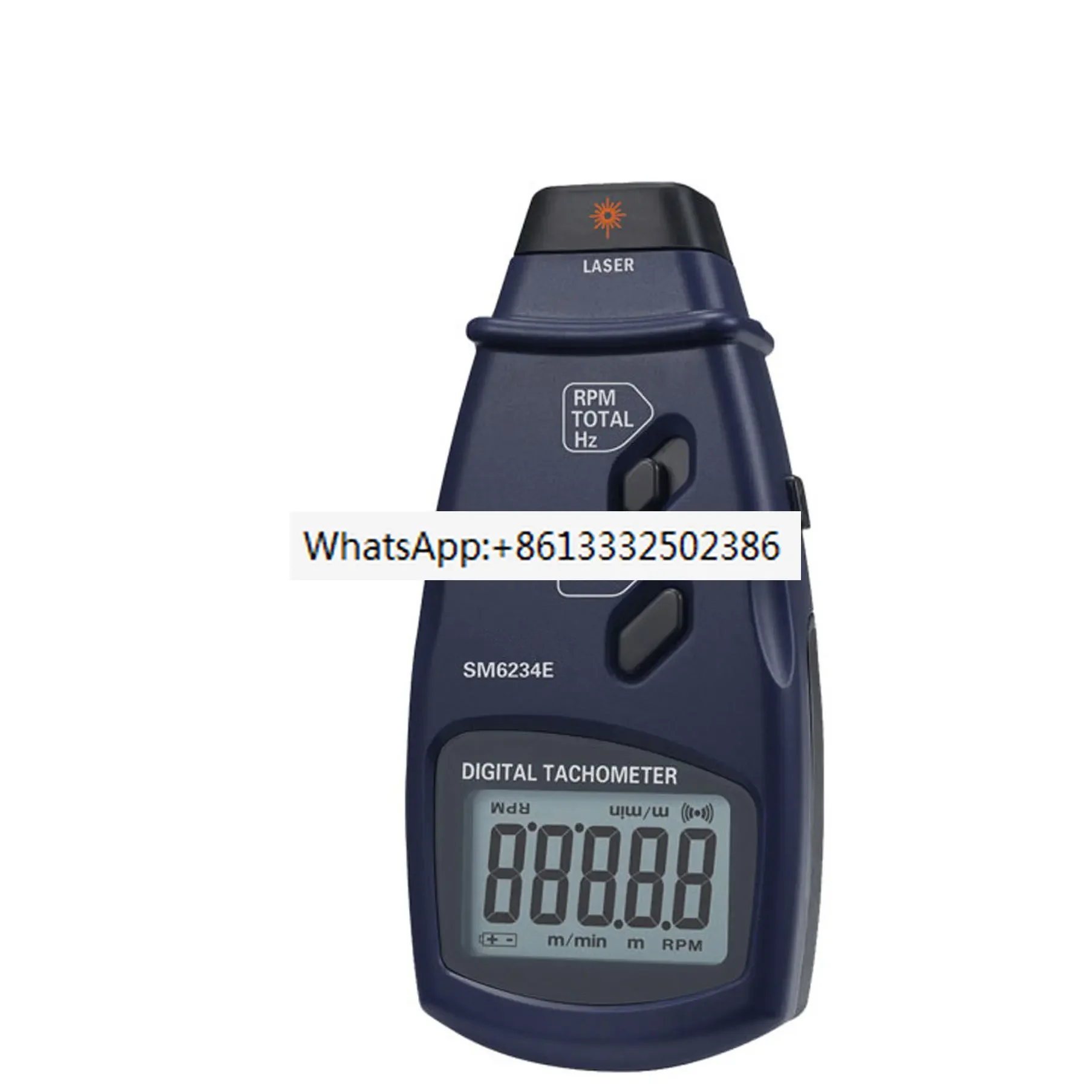 PHOTO TACHOMETER SM6234E 2.5~99999 RPM non-contact measurement of rotation speed digital gauge