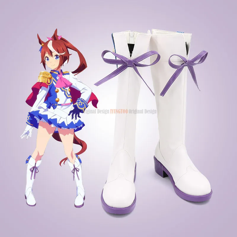 

Umamusume: Pretty Derby Tokai Teio Anime Characters Shoe Cosplay Shoes Boots Party Costume Prop