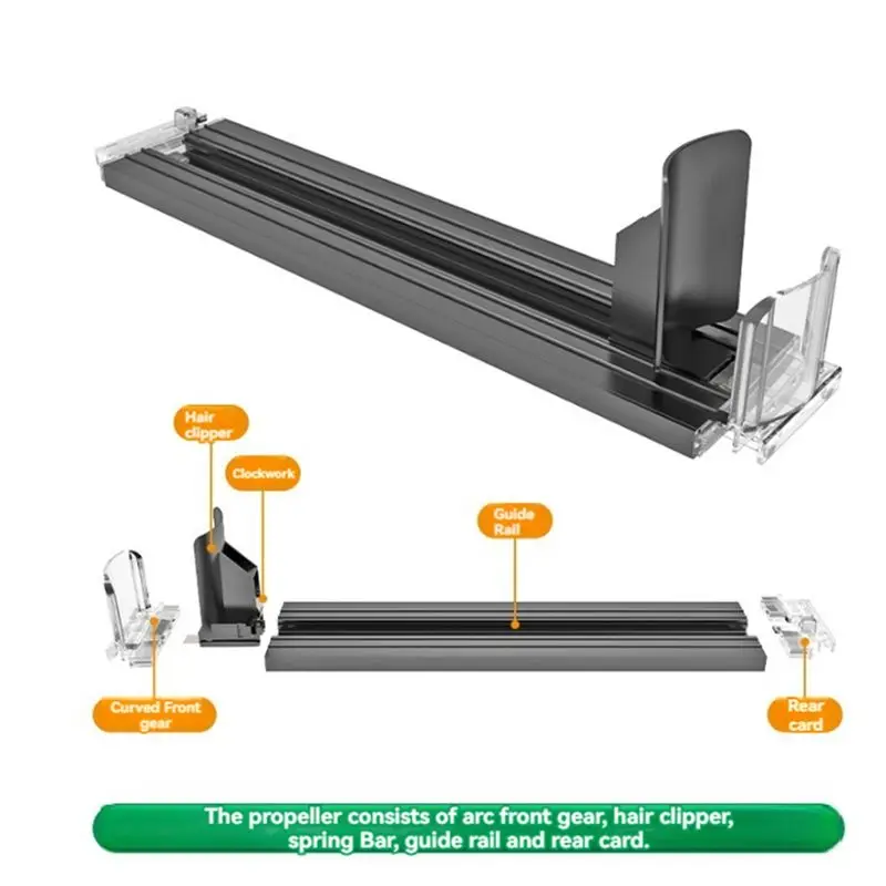 Y51A Drink Organizer for Fridge Soda Can Dispenser with Automatic Pusher Adjustable Width for Refrigerator Cabinet