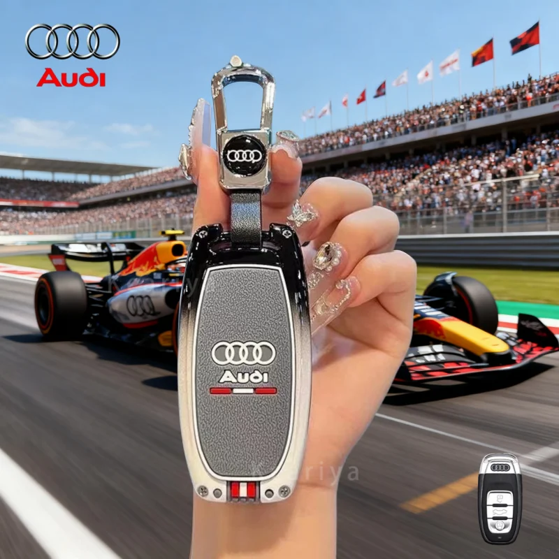 

For Audi A1 A3 8V A4 B8 B9 A5 A6 C7 A7 A8 Q3 Q5 Q7 S4 S6 S7 S8 R8 TT Holder Accessories Car Key Case Cover Smart Remote Shell
