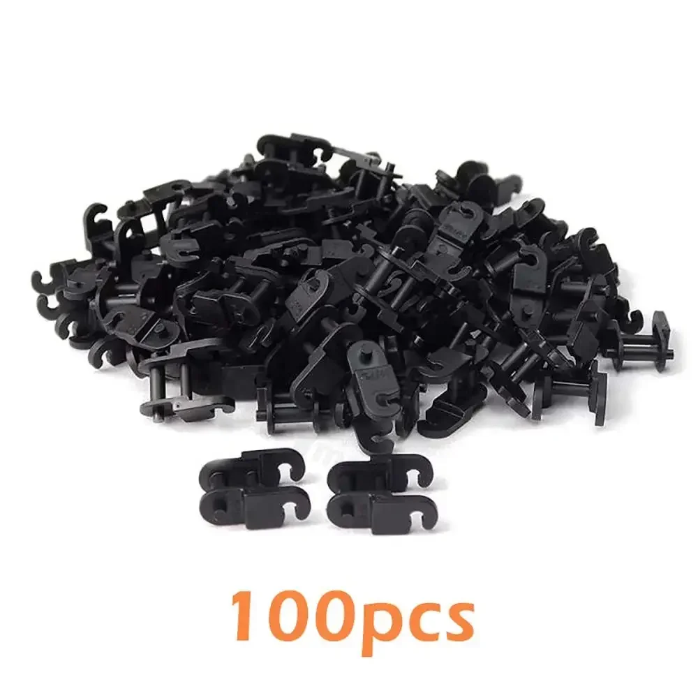 Set di ingranaggi tecnici da 16 pezzi/catena a maglie da 100 pezzi - Per LE.GOes 3711/14696/10928/94925/3648/3649 MOC Train Building Block