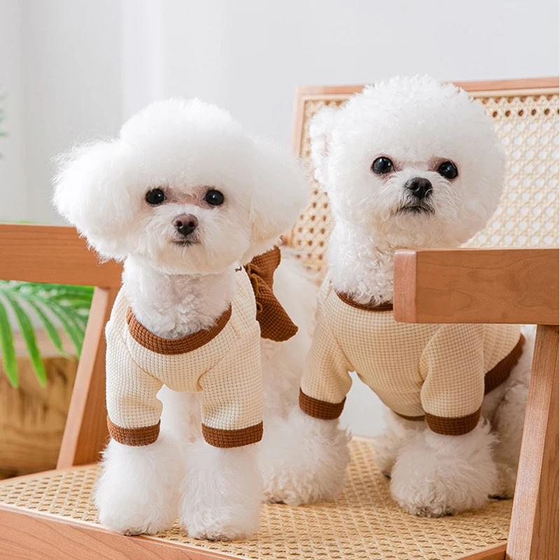 Cute Couple Dog Clothes For Dog Dresses Pet T-shirt Pet Skirt Dog clothes Puppy Clothes Dog Supplies XS-XL