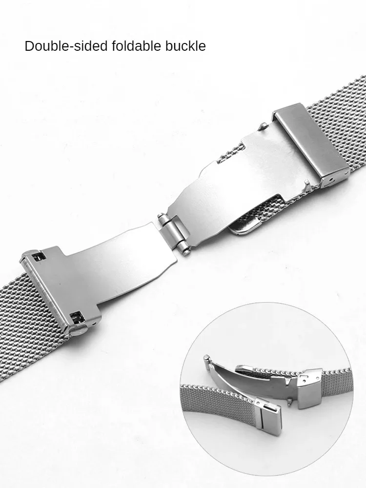 Stainless Steel Bracelet Strap Adaptation Substitute Huawei GT4 Smart Sports Watch Glory Magic 4 Milan Net Belt Watch GT