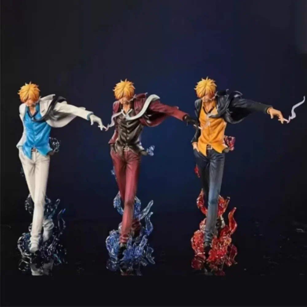 One Piece Sanji Anime-Figur Modenschau Sanji Figurine PVC-Modell Statue Puppe Dekoration Sammlerstück Ornamente Spielzeug Geschenk