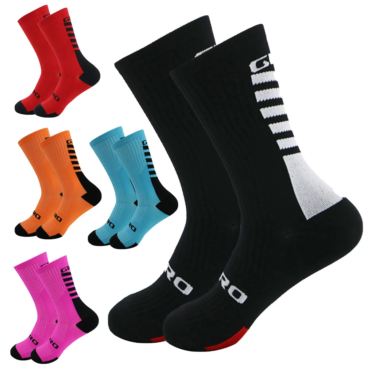 New Training Slip Resistant Silicone Soccer Socks Breathable Outdoor   Men Women Football Socks