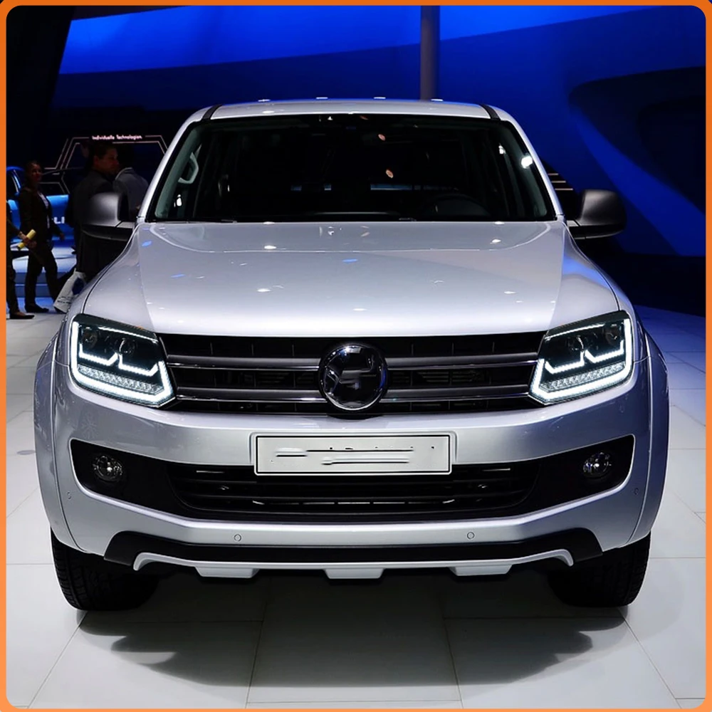 

Передние светодиодные фары для VW Amarok 2011-2016, высококачественные, с линзами-проекторами, установка Plug and Play, аксессуары и инструменты.