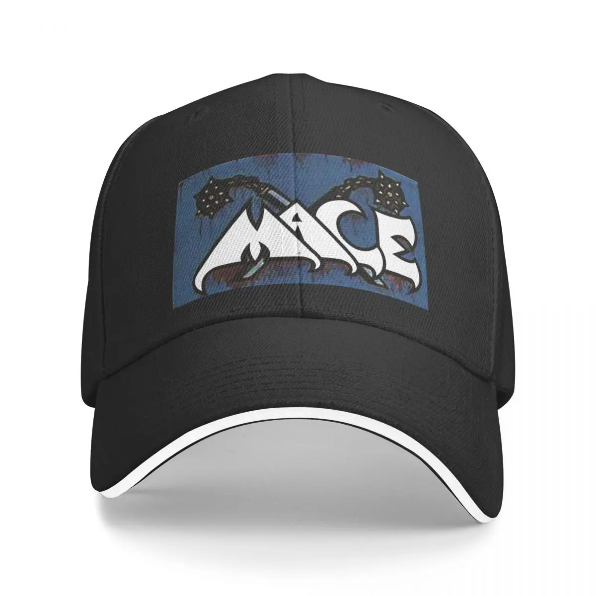 Original MACE logo Baseball Cap Big Size Hat black Caps For Women Men's