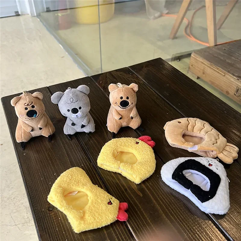 عيد الميلاد قلادة دمية الدب غطاء الرأس عباءة دمية Diy بها بنفسك لعبة الإبداعية الملابس لزراعة اليد على القدرة على الأطفال مفاجأة