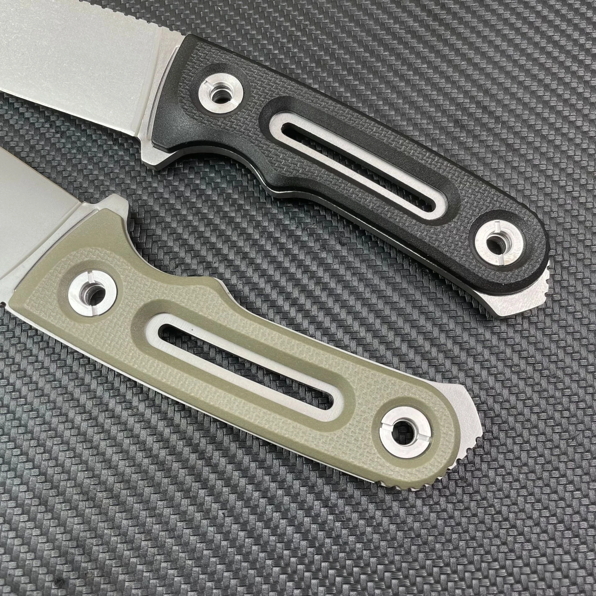 FX سكين مستقيم صغير 8Cr13Mov شفرة ألياف النايلون مقبض القتالية EDC بقاء السكاكين التخييم في الهواء الطلق EDC سكين جيب