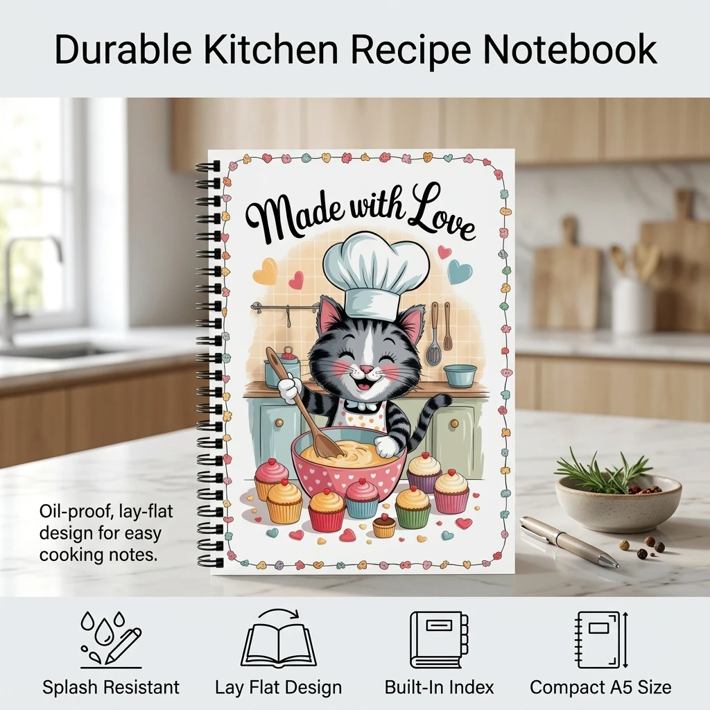 A5 Yemek Planlayıcı Yemek Günl - Meal Prep Book incelemesi ve fiyatı