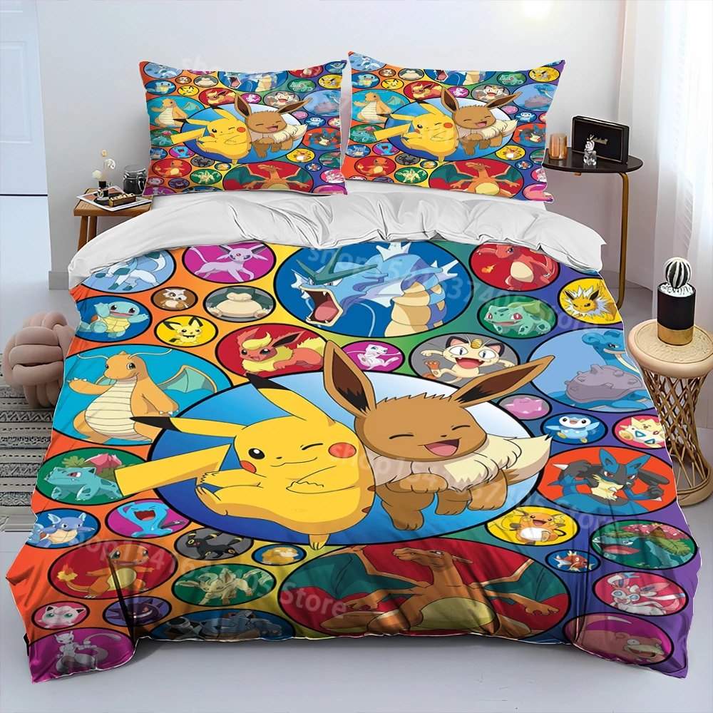 cartoon-pikachu-pokemon-printed-monster-comforter-bedding-set-quilt-cover-pillowcase-queen-bedding-set-adult-kids-xmas-gifts