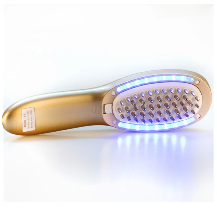 

Vibrating Hair Scalp Massager Rf Ems Led Light Therapy Of Laser Comb Physiotherapy Equipment Head Massage