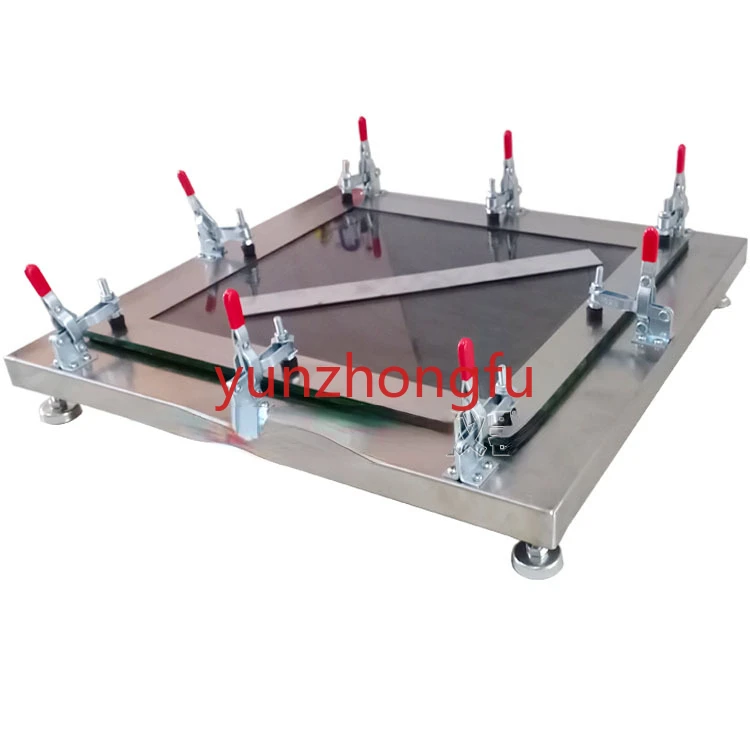 Preparation of stainless steel coated mold frame by coating molding GB/T16777 building waterproof material mold with bottom 1.5