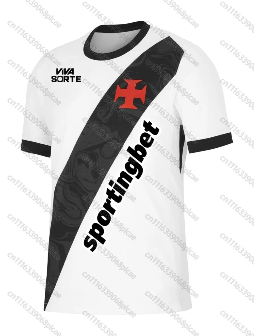 26‑27 Vasco da Gama Football Jersey Shirt Men Summer New 3D Print Sports Tshirt Match Day Quick Drying Sweatshirt familyMatching