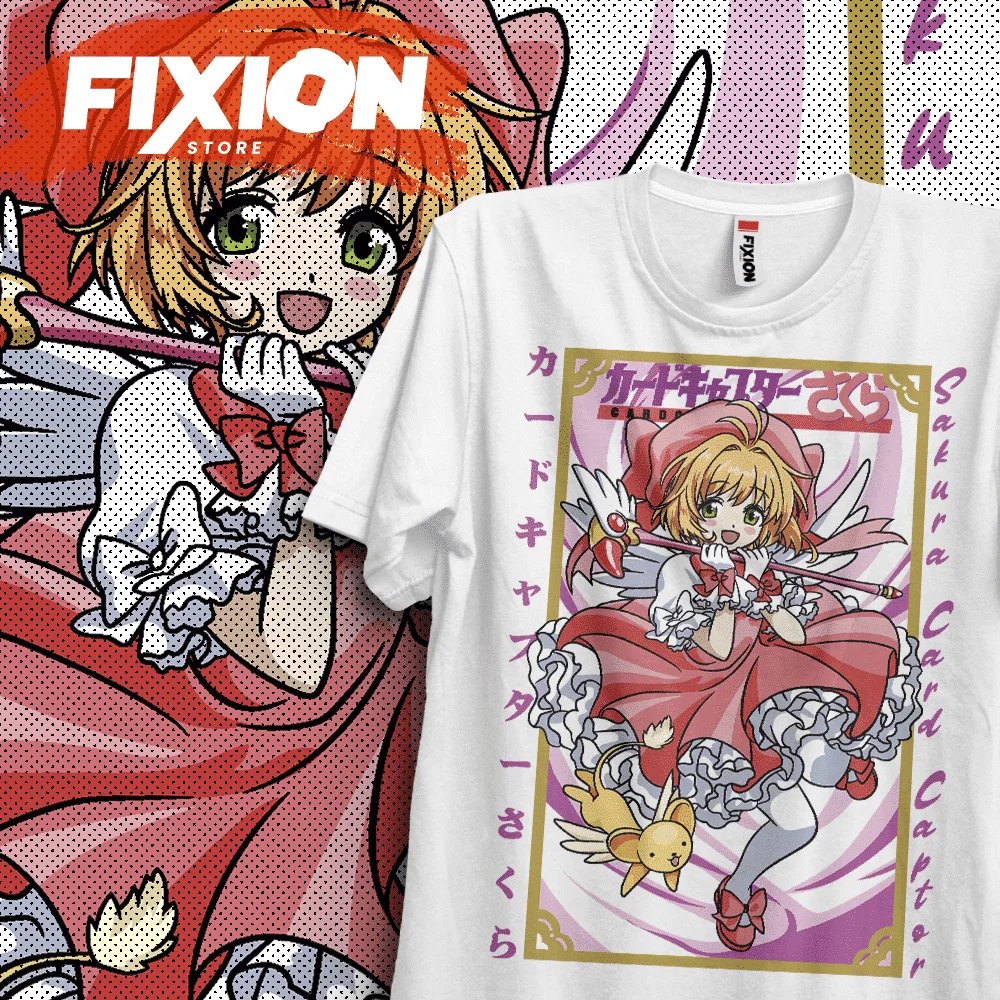 Sakura Card Captor E Anime T Shirt Manga Gift For Anime Lover All Size Cotton