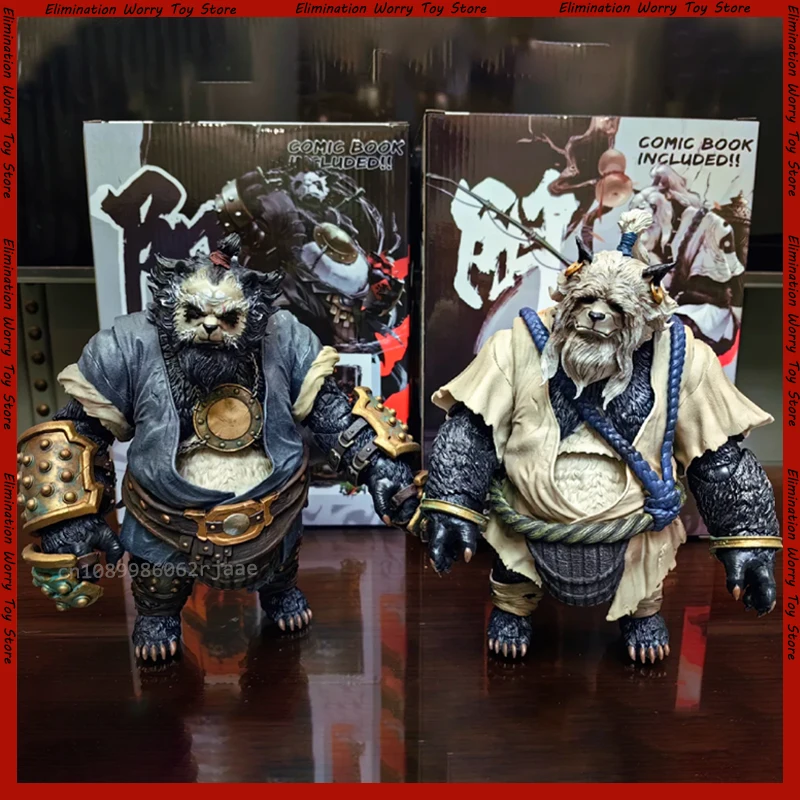 

In Stock Furay Planet 1/12 MU-FP005 006 Panda Brother Action Figure Yin And Yang Moveable Children Toys Decor Birthday Gift