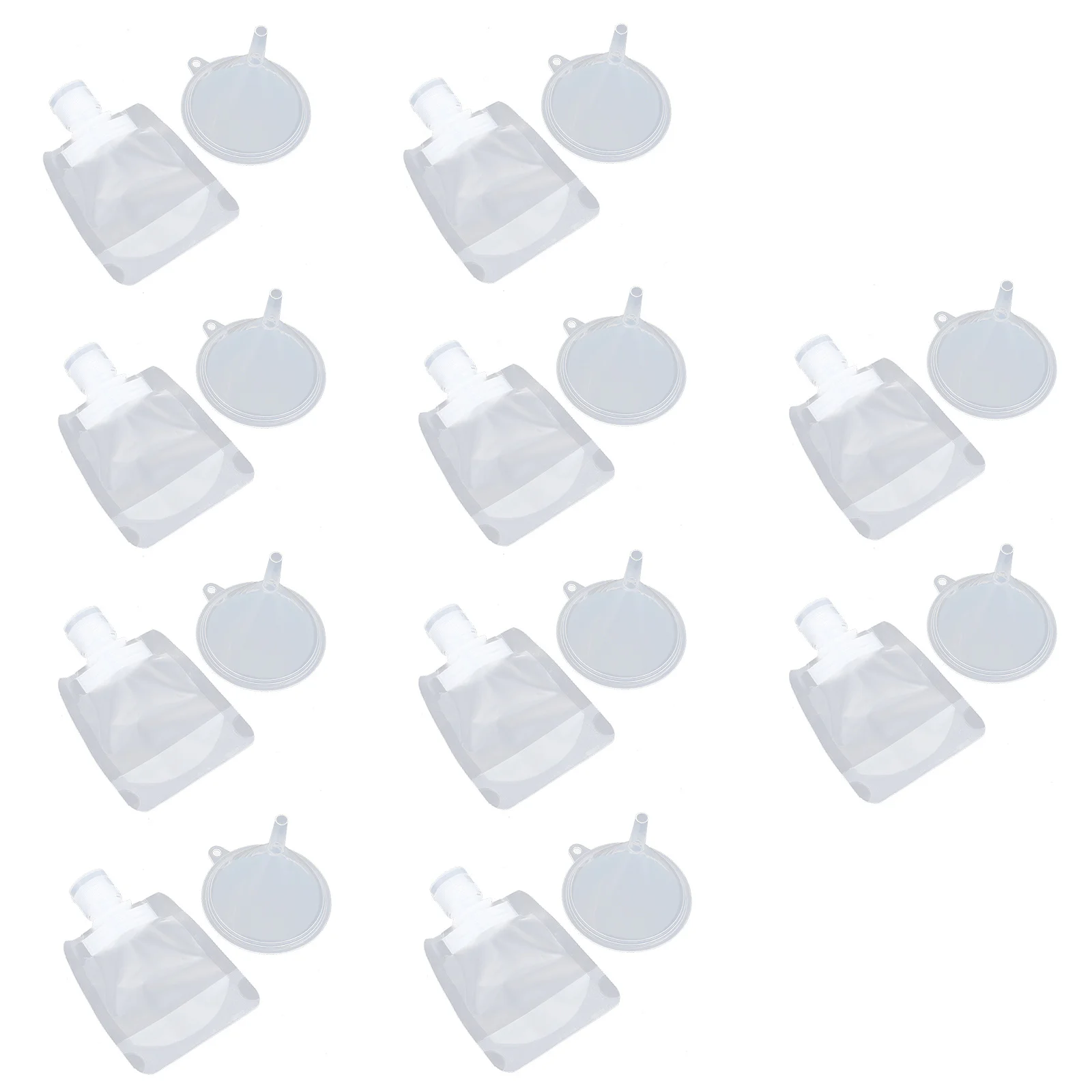 

1Set Travel Lotion Bag Leak Proof Squeeze Dispenser Portable Refillable Toiletries Container for Shampoo Shower Gel